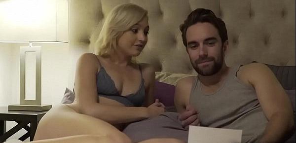 Lily Addams spreads her legs and give her virgin tight pussy to her horny boyfriend Jessy Jones.